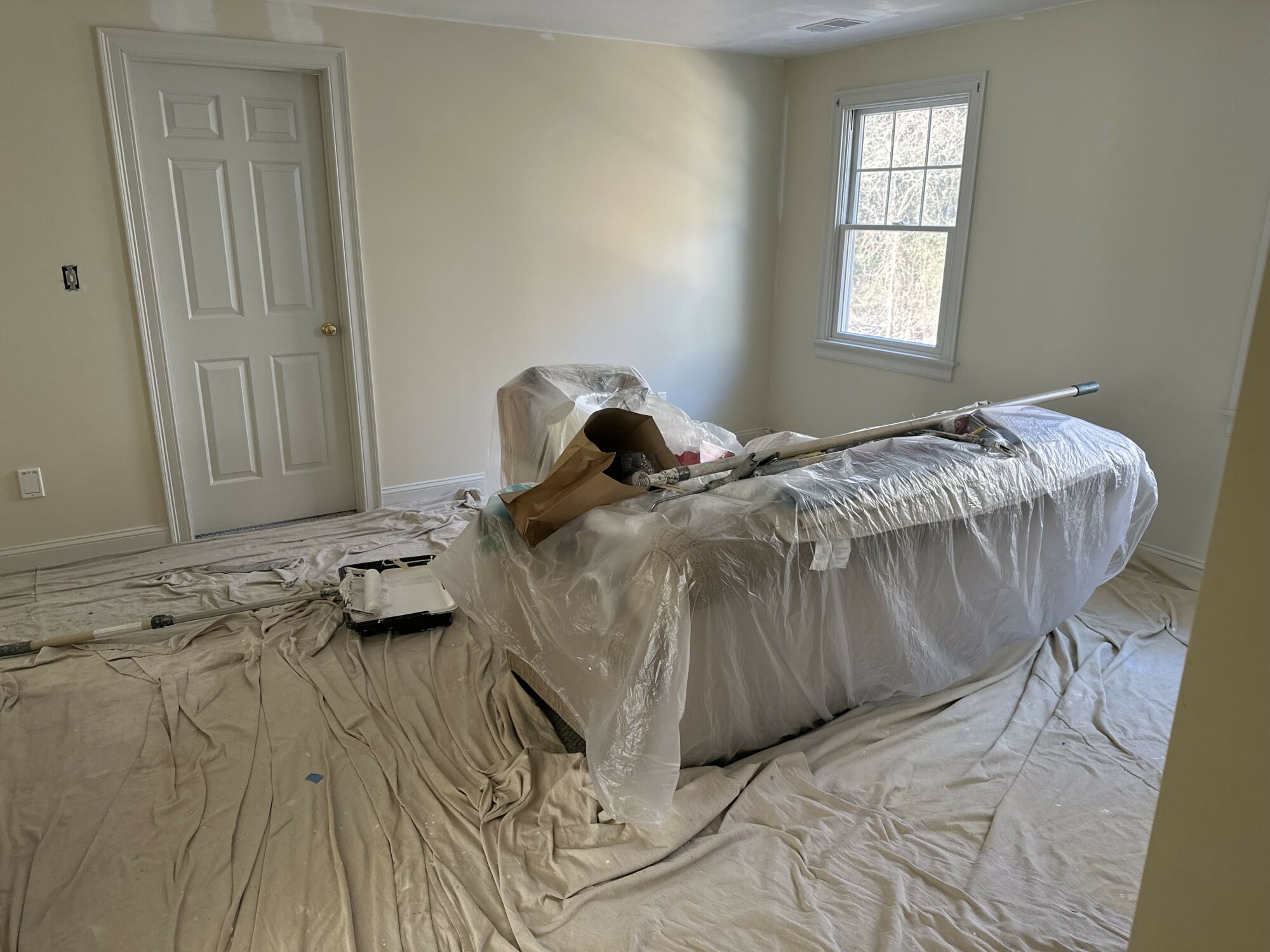 Living Room Interior Painting in Falmouth, MA Living room interior painting by IAP Inc. for homeowner in Falmouth MA.